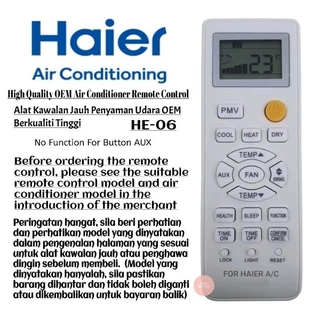 Haier Air Cond เครื่องปรับอากาศแทนที่รีโมทคอนโทรล HE-06