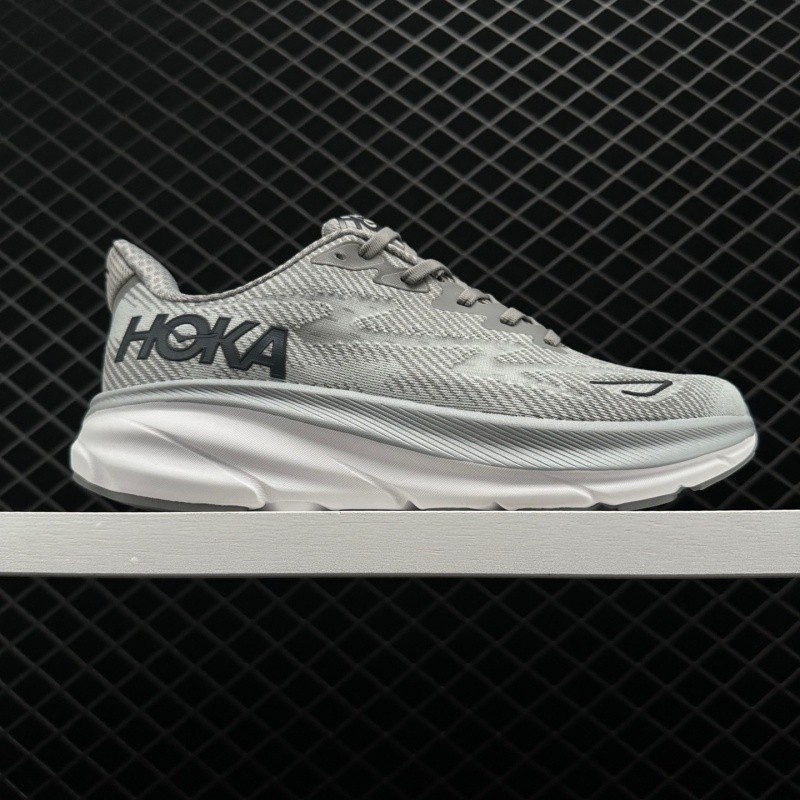 Hoka ONE clifton 9ผู้ชายและผู้หญิงมืออาชีพกันกระแทกรองเท้าวิ่ง, U nisex เบาระบายอากาศหนา soled รองเท