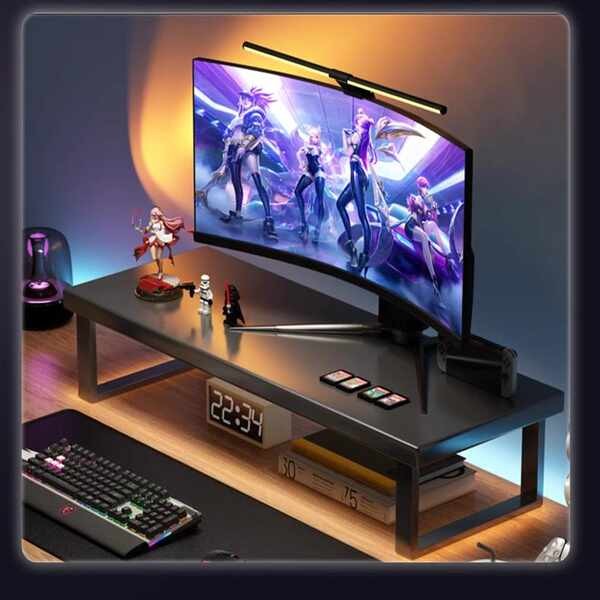 ขาจับจอ ขาตั้งจอคอม monitor arm ชั้นวางจอภาพ E-sports, ชั้นวางฐานคอมพิวเตอร์, ชั้นวางของ, ชั้นวางของเดสก์ท็อปสํานักงานยกระดับ