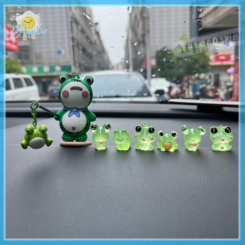 [InthehotT] 6/7 ชิ้น Lonely Frog การ์ตูนคอนโซลกลางรถตกแต่งโต๊ะทํางานคอมพิวเตอร์อุปกรณ์เสริมหน้าจอตุ๊กตาของขวัญ [ใหม่]
