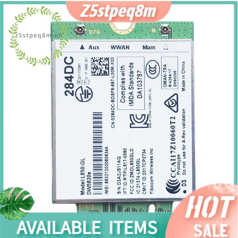 DW5820E L850-GL LTE 4G โมดูลการ์ด 0284DC 284DC สําหรับแล็ปท็อป Dell 3500 5400