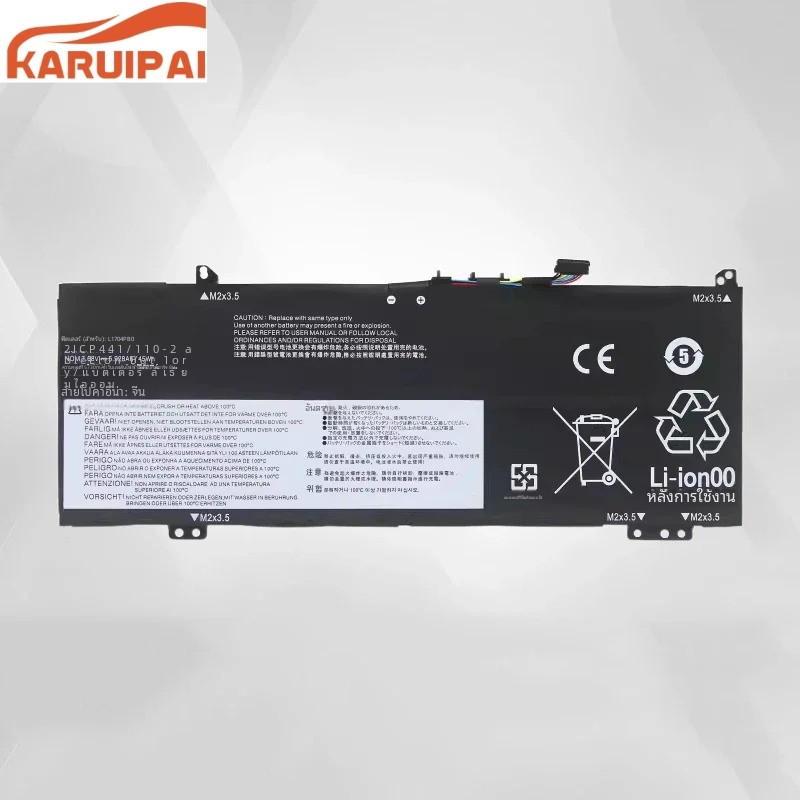 ✿L17m4pb2แบตเตอรี่แล็ปท็อปสำหรับ Lenovo F LEX 6-14arideapad 530s-14ikk 15ikk โยคะ L17c4pb0 530s-151k