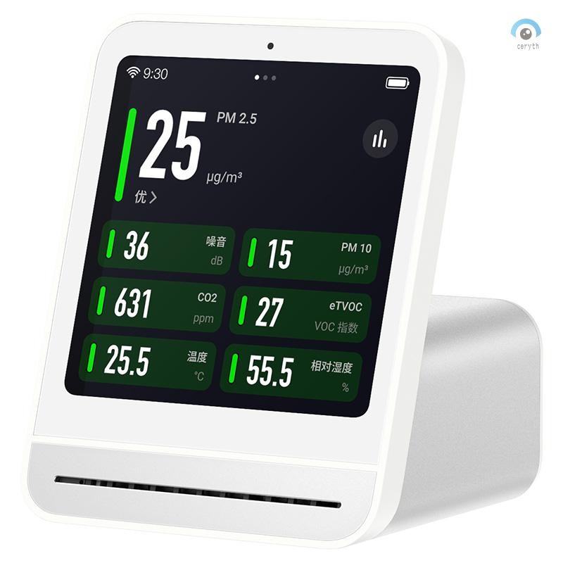 Qingping Air Monitor 2 ครอบคลุม Smart Home Gadget APP Wi-Fi 7 ชิ้นการตรวจจับอุณหภูมิและความชื้นในร่ม
