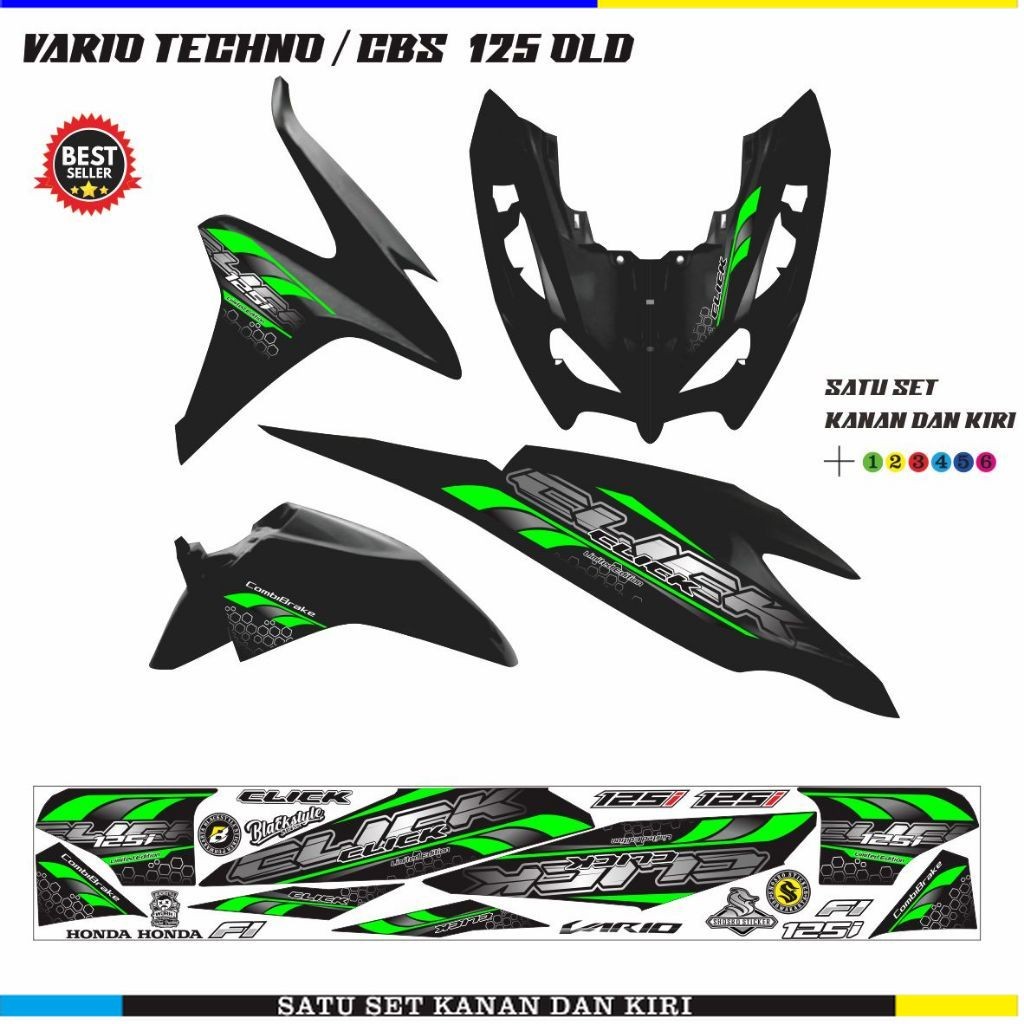 VARIO TECHNO / CBS / VARIO 125 OLD TECHNO STRIPING VARIATION