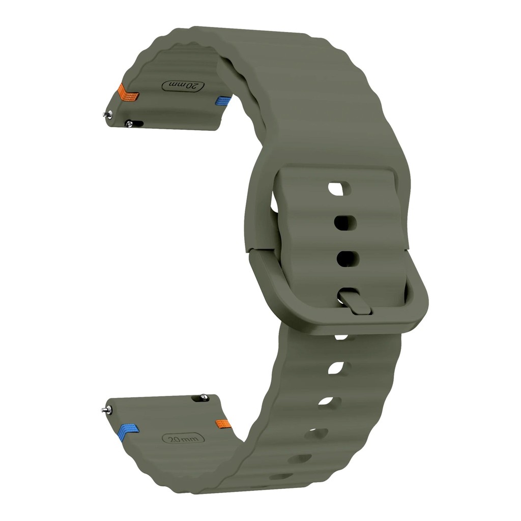 สายซิลิโคนสําหรับเล่นกีฬาสําหรับ Xiaomi Redmi Watch 5 Active 22 มม.สร้อยข้อมือสําหรับ Redmi Watch 3 Active 3 Lite Band อุปกรณ์เสริม