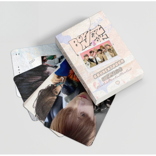 50-55pcs BOY NEXT DOOR Photocards Laser Holographic Lomo Cards BOYNEXTDOOR Kpop Hologram Postcards