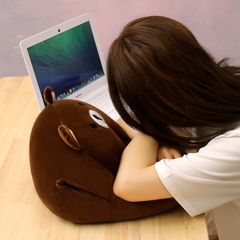 หมอนงีบ หมอนตุ๊กตา สอดแขนได้ หมอนซุกมือ เบาะพิงหลัง น่ารักนุ่มสบาย มีสองวิธีใช้งาน - รูปที่ 6