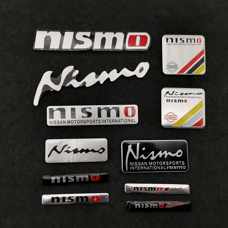 【Ready Stock】 Suitable for Nismo Modification Car Sticker Three-Dimensional Metal Aluminum Alloy Car