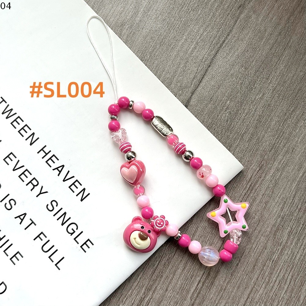Phone Bracelets สายคล้องโทรศัพท์มือถือ สไตล์วินเทจ เชือกเส้นเล็ก แบบถัก สีน้ําตาล สีดํา สีขาว Senior แบบเรียบง่าย