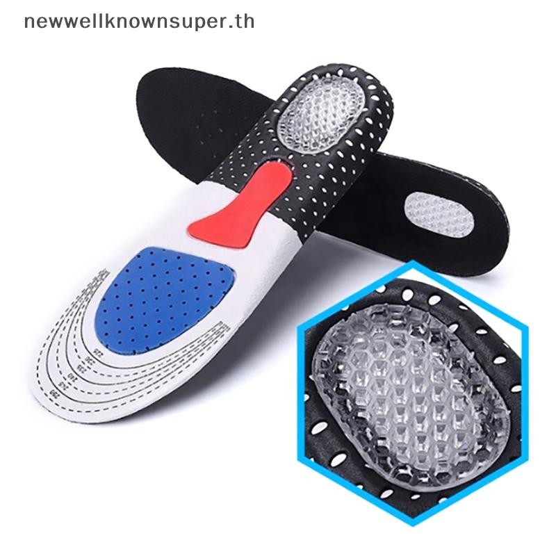 ใหม่ EVA Sport Insoles Shock Absorption Orthopedic Arch สนับสนุนรองเท้า ...