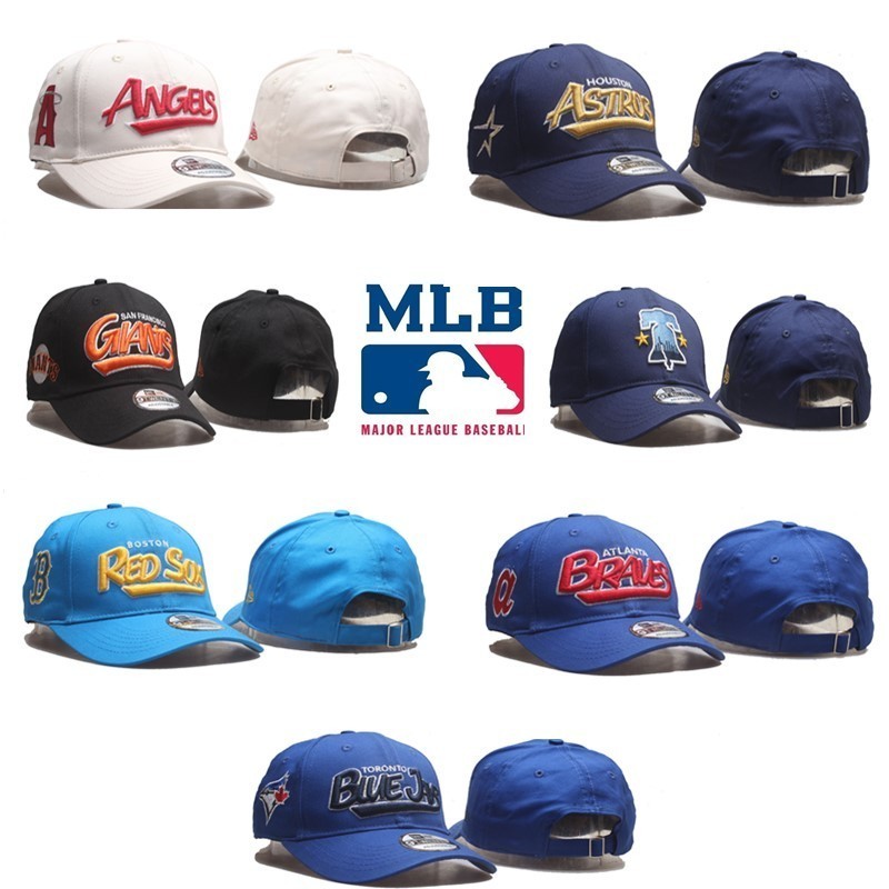 New Era MLB Outdoor Sunshade Sports Hat 9TWENTY ปรับ Casual อเนกประสงค์อินเทรนด์หมวกลิ้นเป็ดสําหรับผ