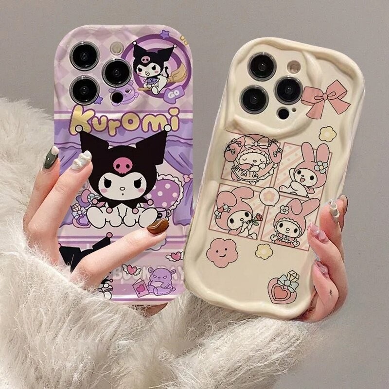 Yเคสโทรศัพท์ Kuromi Melody น่ารักสำหรับ X5 X3 Xiaomi poco X4 X6 F3 NFC F4 X4 GT M3 M4 M6 Pro Mi 12 1