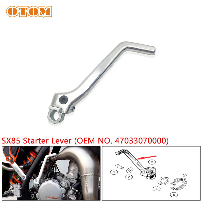 Mo For KTM HUSQVARNA SX XC TC XN 85 105 Motorcycle Kick Starter Start Lever Pedal 13mm Hole Forged Gear Shift Koshine 85