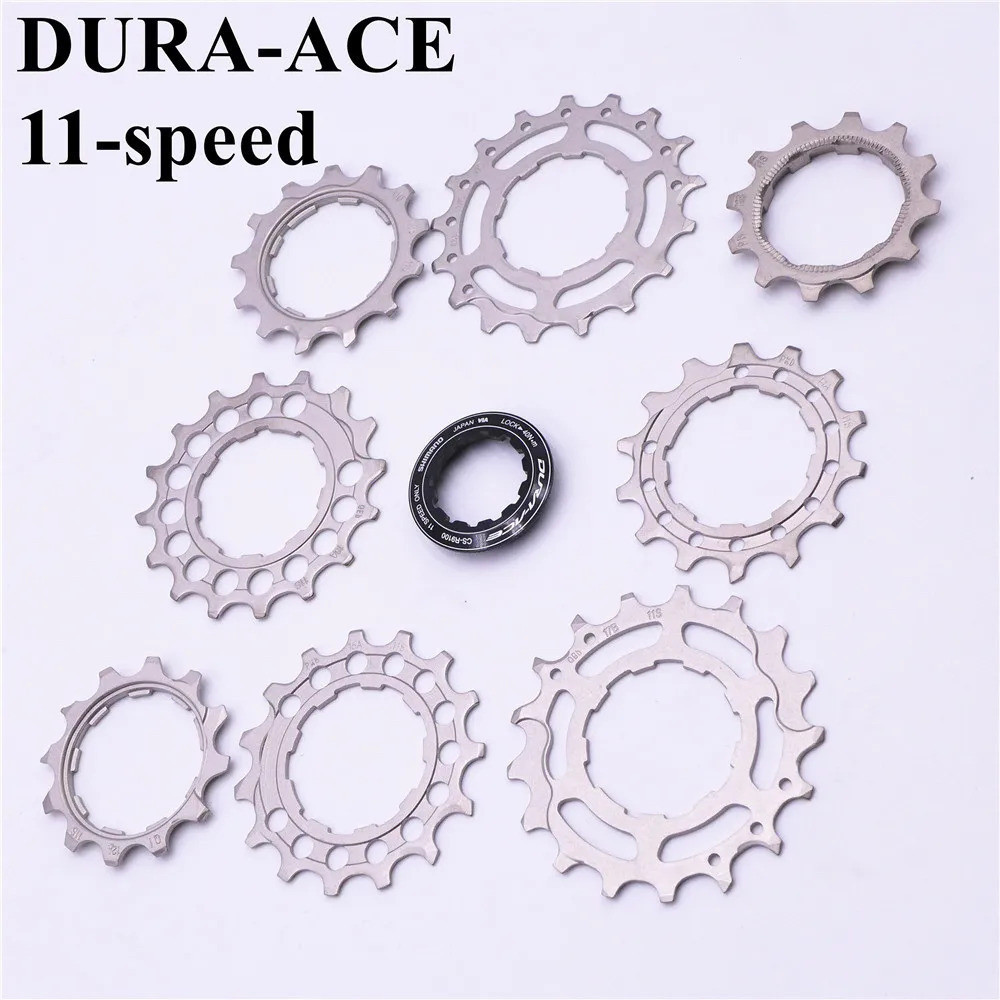 Shimano DURA-ACE 11ความเร็ว CS-9000/R9100จักรยานถนนเทปฟันเฟืองเฟืองหน่วยล้อ