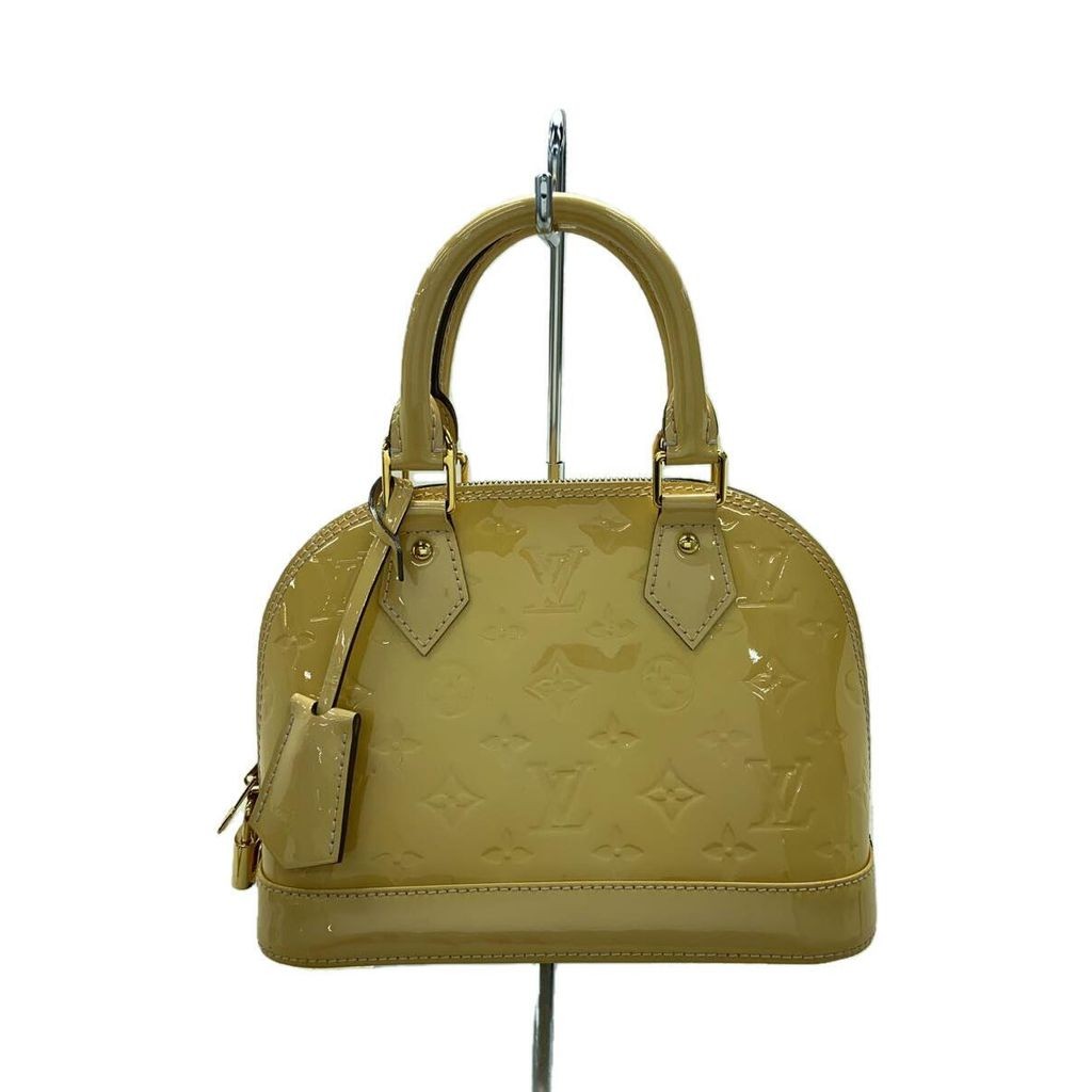 Louis VUITTON Handbag Alma BB_Monogram Verni_BEG Enamel BEG Total Pattern ส่งตรงจากญี่ปุ่น มือสอง
