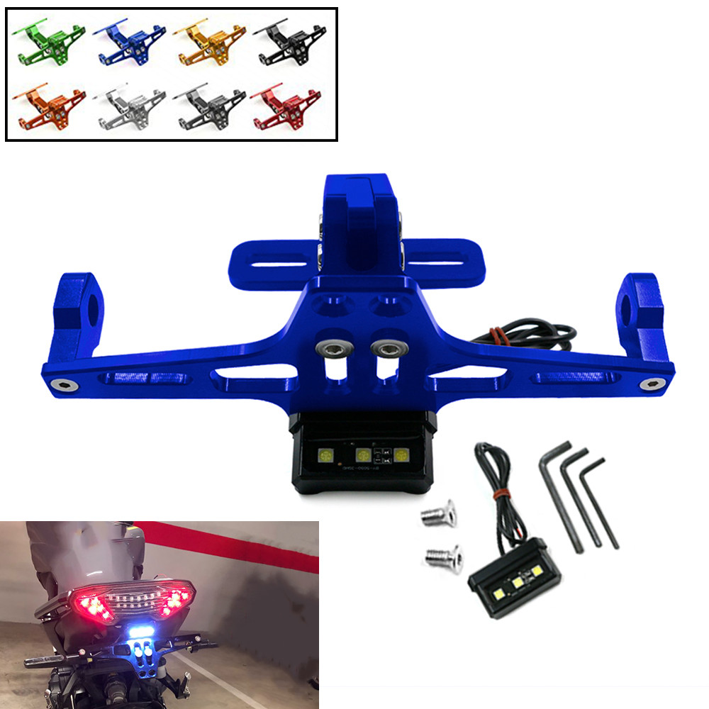 Yสำหรับ SUZUKI GSX-R 600 750 1000 GSXR 1300 K1 K2 K3 K4 K5 K6 K7 K8 K9 Universal CNC ป้ายทะเบียนรถ M