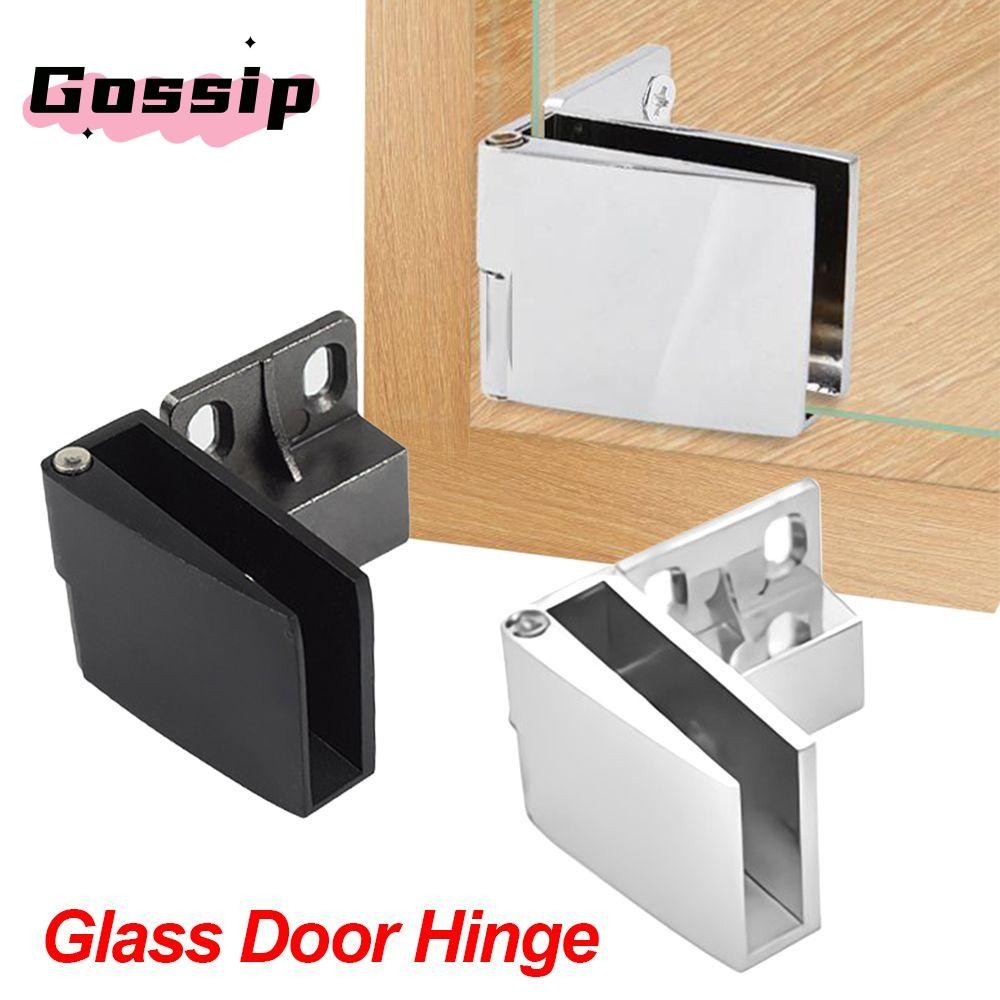 Gossip บานพับประตูกระจก, สังกะสีอัลลอยด์ปิดตัวเอง Frameless Clamp, ฮาร์ดแวร์ด้านข้างติดตั้งไม่มีการเจาะบานพับประตูตู้ประตูกระจก