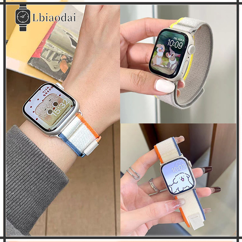 Trail Loop ไนล่อนสายนาฬิกา Iwatch Series 11 10 9 8 7 6 5 4 3 Ultra/SE 3 2 Iwatch 49mm 46mm 45 38mm 40mm 41mm 42mm 44mm