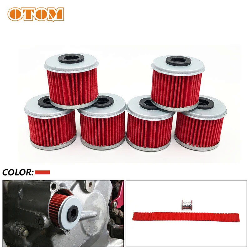 Mo 4/6Pcs Motorcycle Accessories Oil Filters For HONDA CRF150R CRF250R CRF250X CRF450R CRF450X Motoc