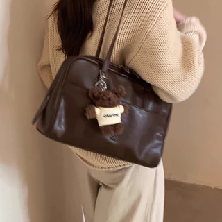 LHL BOUTIQUE Nanfeng Chio2nd กระเป๋าหนัง กันน้ํา ย้อนยุค กระเป๋าถือ ผู้หญิง รุ่นใหม่ Pillow Bag
