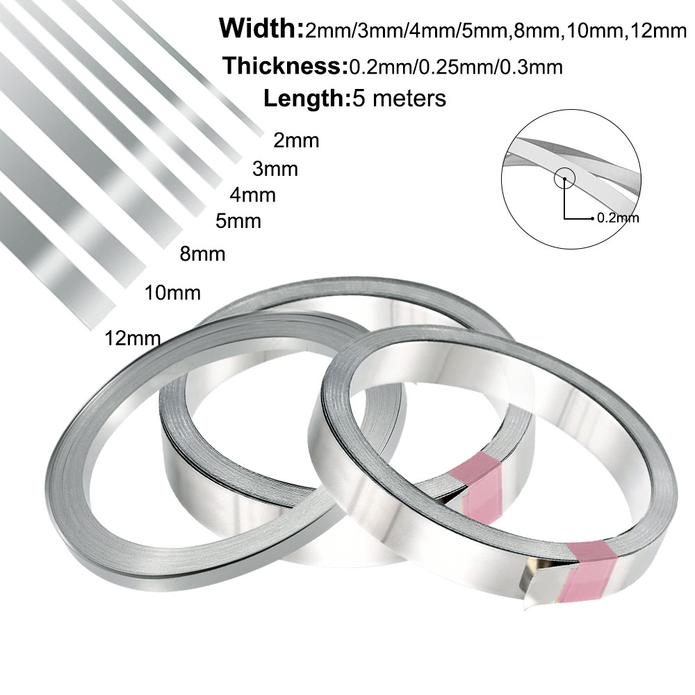 Sealing machine heating wire vacuum machine Heating strip packaging machine Nichrome alloy flat strip thickness 0.2mm/0.25mm/0.3mm