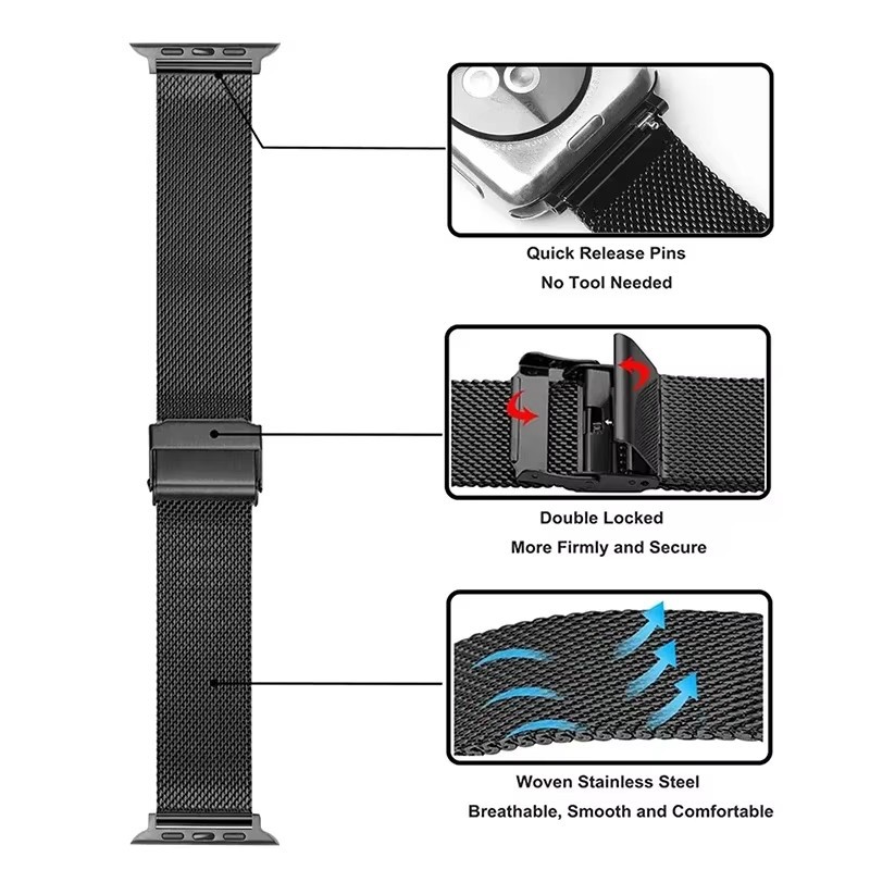 jansin สายนาฬิกาสเตนเลส สำหรับ Iwatch series 10 สายนาฬิกา สําหรับ iwatch series 10 46mm 42mm นาฬิกาอัจฉริยะ