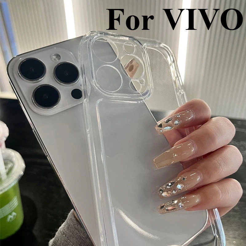 เคสใส TPU For VIVO V40 V30 V29 V15 V27 Y11 Y18 Y17 Y17S Y12 Y15 Y20 Y16 Y19 Y5S Y15S Y20I Y02S Y30 Y