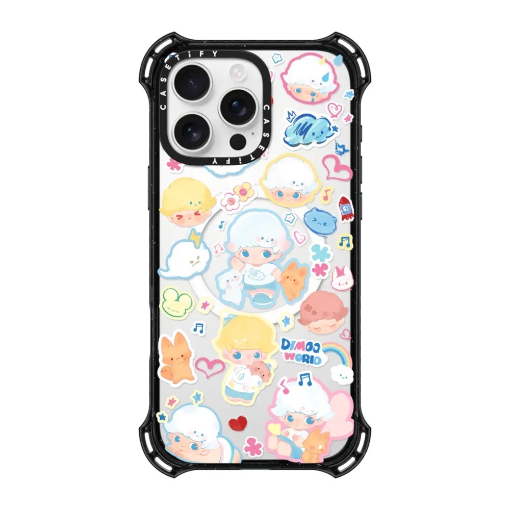 Tifyo版级超强bubble防吸tiv磁 Mart POP Mart Angel Baby hard Case สําหรับ iPhone 16 15 14 13 Pro Max Pro กันกระแทก protectice Case