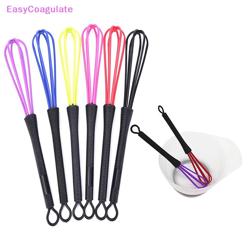Eas 1X Mini Salon Hairdressing เครื่องมือสี Dye Whisk บอลลูน Whip Mixer สุ่ม, Ate
