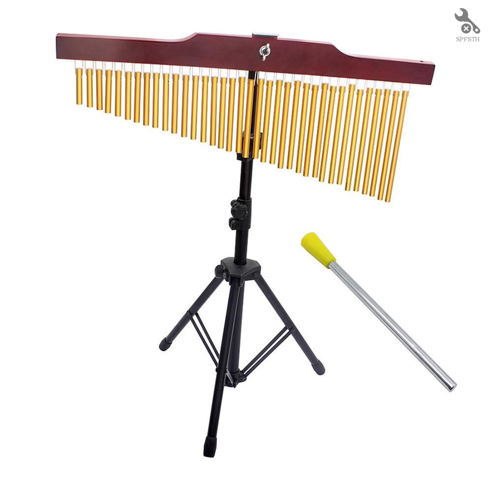 36 Bells Barchime Chime Bar Wind Chime Gold Single-Row Solid Aluminium Alloy Bar Chimes Windchime ไม