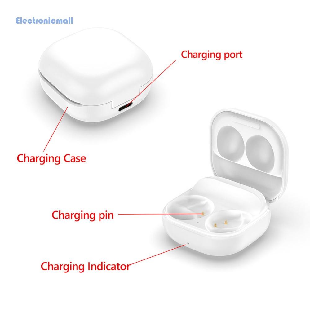 สําหรับ Samsung Galaxy Buds 2 SM-177 หูฟังไร้สายกล่องชาร์จหูฟัง Charger Case Cradle หูฟังอุปกรณ์เสริมสําหรับ Samsung [ElectronicMall01.th]