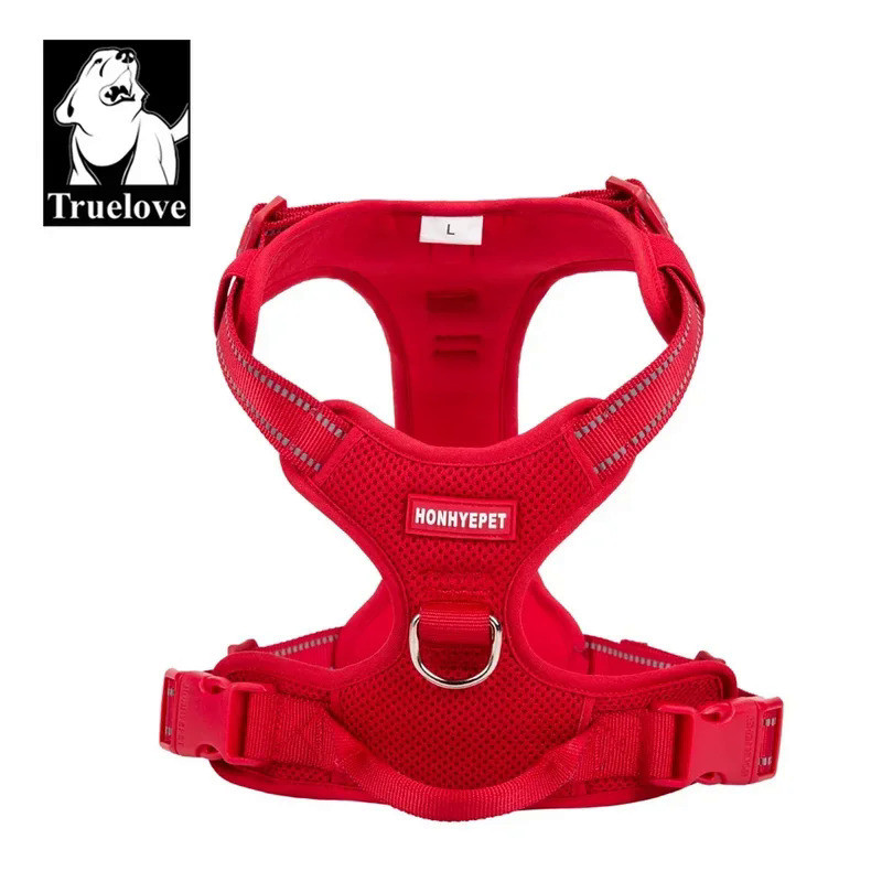 TRUELOVE Pet Harness Nylon Reflective Comfortable and Breathable Explosion-proof Small Medium Large 