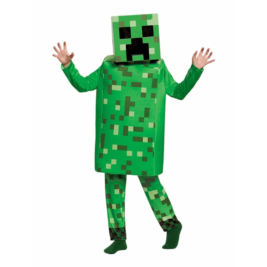 Zst Minecraft Steve เกราะเด็กเด็กคอสเพลย์เครื่องแต่งกายเด็กฮาโลวีนเกมตัวละครเครื่องแต่งกายประสิทธิภาพ
