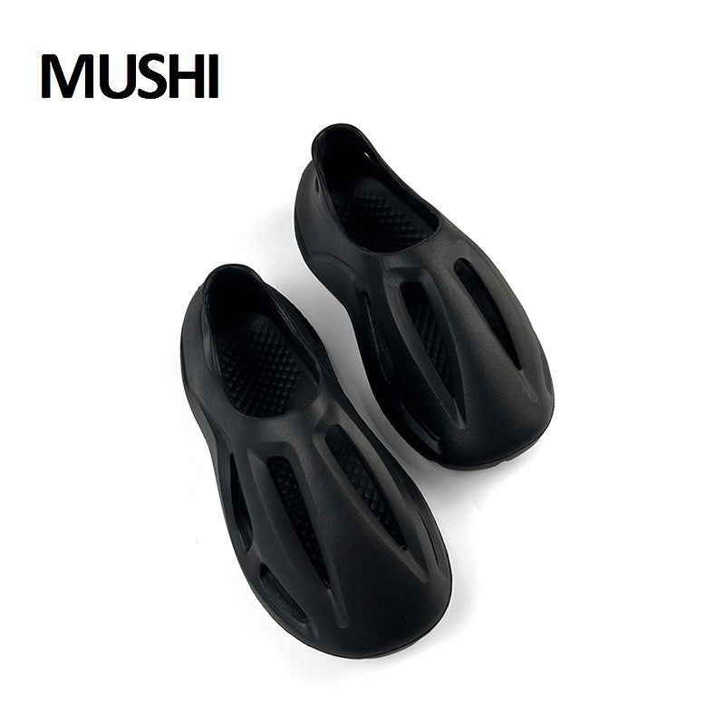 Mushi COD Mens Large Size Outdoor Indoor Anti-Slip Hole Shoes Fashion Simple