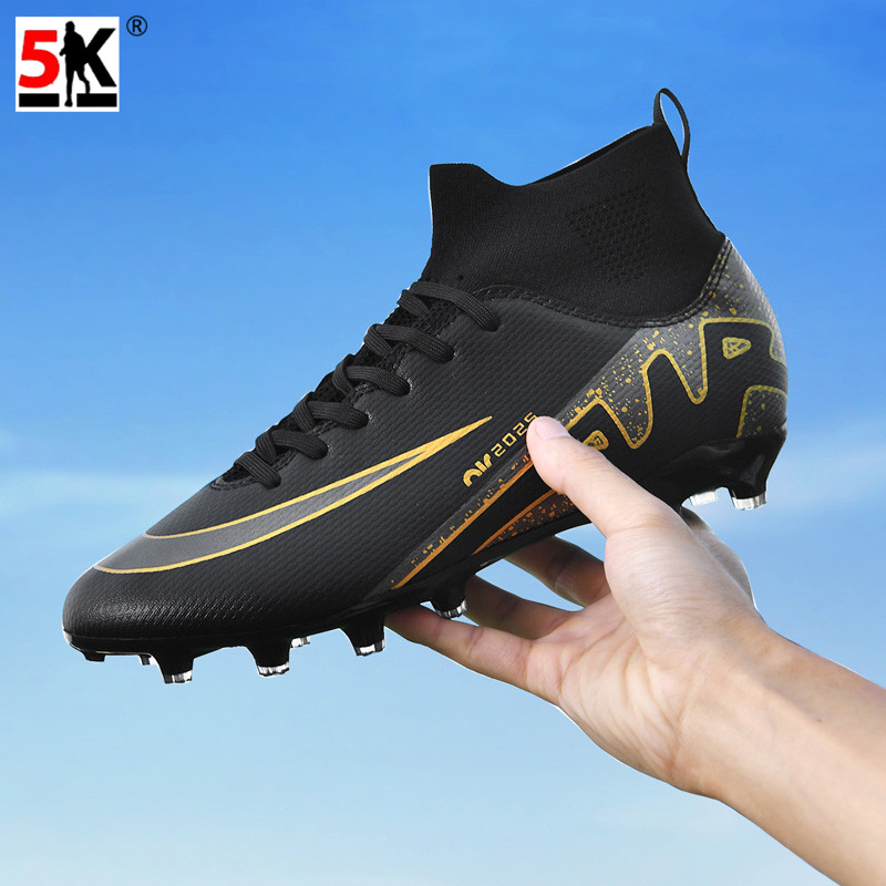 5K รองเท้าสตั๊ดเตะฟุตบอลสำหรับเด็ก รองเท้าฟุตบอล Kids Football Boots