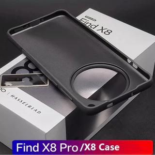 For OPPO Find X8/X8 Pro Original Phone Case Ultra Slim Soft Back Case Shockproof Matte Luxury Rubber Skin Cover Anti-Fingerprint