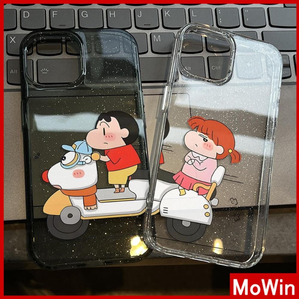 Movin - เคส iPhone 16 Pro Max iPhone 11 เคสใสแบบแวววาว TPU นุ่มสีสันสดใส เด็กชายวัยห้าขวบที่น่ารัก Compatible iPhone15 Pro max 14 13 12 Pro max XS XR 7 Plus 8 Plus