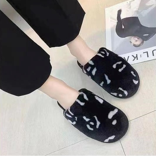 go🚚รองเท้าแตะฤดูหนาว ผู้หญิง ลายวัว ใส่ในบ้าน ใช้ในห้องแอร์ ให้อบอุ่น แฟชั่น ผ้าฝ้าย พื้นนิ่ม A-050 - รูปที่ 3