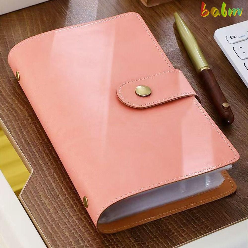 Balm 100 ซองเงินประหยัด Challenge, ประหยัดเงินกันน้ํา Mini Binder Saving Challenge, ตลก PU Reusable ความจุขนาดใหญ่ Saving Challenges แผ่นเด็ก