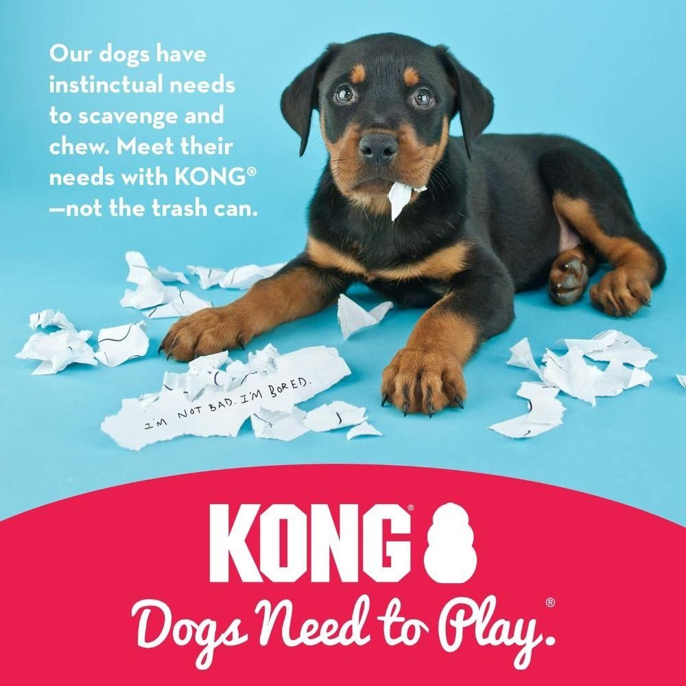 Ly Kong ของเล่นสุนัข, คลาสสิก Stuffable Kong ลูกสุนัขของเล่น, ทนทาน Treat-Filling Capbilities หลายขนาด Chew ของเล่น - รูปที่ 7