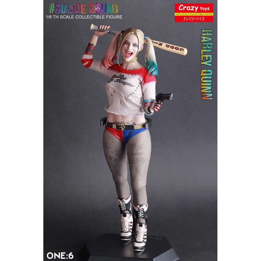 [Spot] Suicide Squad 12นิ้ว Crazy Toys เวอร์ชั่นเสื้อผ้าจริงรูปนางแบบ Harley Quinn