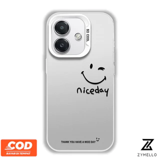 เคส OPPO A6X A6 A6 PRO A5i A5X A5 5G A3X A3 5G A3 Pro A5 PRO ins ภาษาอังกฤษหน้ายิ้มกันกระแทกเคสโทรศัพท์มือถือ TPU