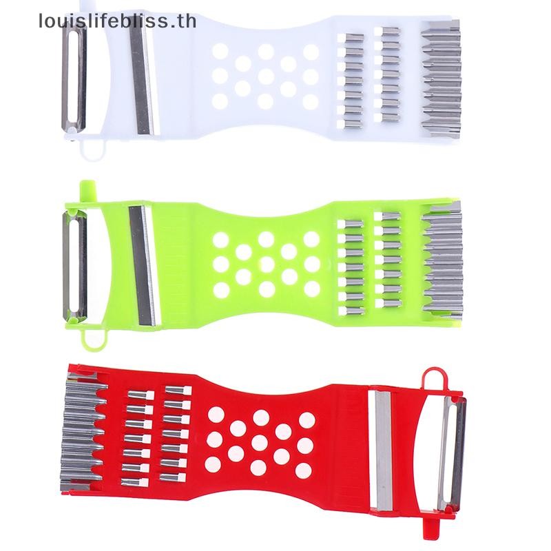 Louislifebliss Gadgets ครัวผักผลไม้ Peeler Parer Julenine เครื่องตัดเครื่องมือใหม่ - รูปที่ 7