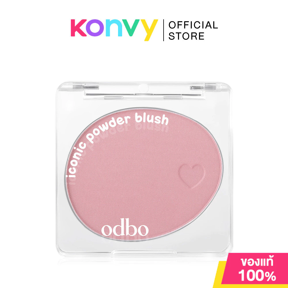 ODBO Iconic Powder Blush 4.2g โอดีบีโอ บลัชออนเนื้อฝุ่น. thumbnail 6