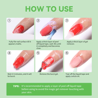 BORN PRETTY Magic Remover Nail Gel Polish Set UV Gel Polish Remove Semi Permanent Varnish 15ml