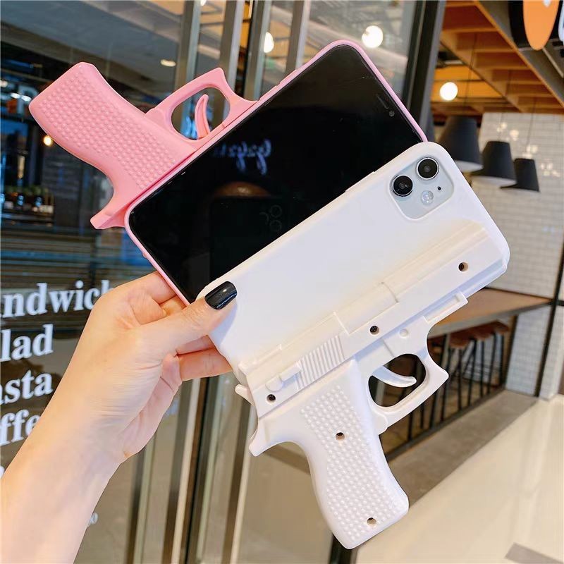 ของเล่นปืนพกสําหรับiphone 7 8Plus X XS XR XSMAX 11 11Pro 11ProMax 12 12Pro 12ProMax 13 13Pro 13ProMaxโทรศัพท์มือถือกรณี