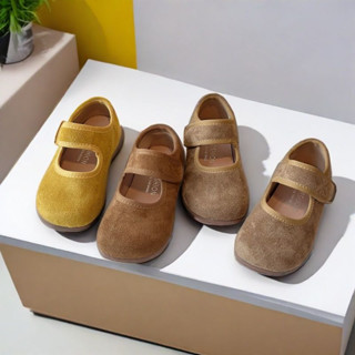 เด็กรองเท้าแบน Soild สี Soft Sole สาวเจ้าหญิงรองเท้ารอบ Toes…