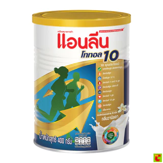 แอนลีน โททอล พลัส เครื่องดื่มนม กลิ่นวานิลลา 400 ก.