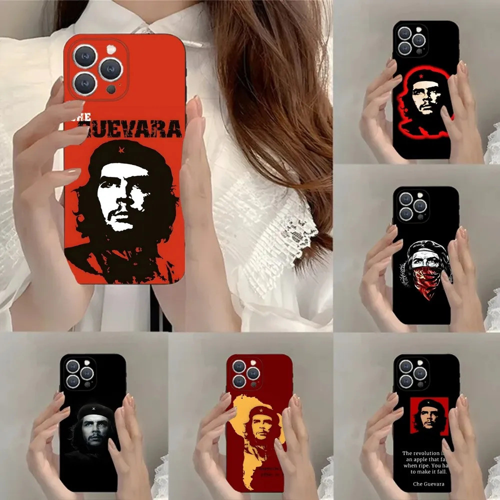 TP-1 Che Guevaraเคสโทรศัพท์สําหรับiPhone 17,15,14,13,12,11,Plus,Pro Max,XS,X,XR,SE,Mini,8,7 ซิลิโคนอ่อนนุ่มสีดําปกkz0