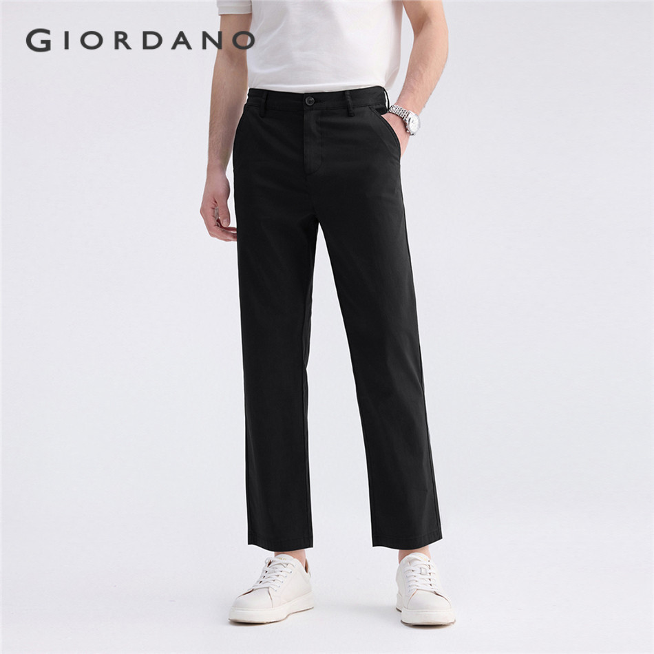 GIORDANO MEN Cool-touch mid rise ankle length pants 01125312 - รูปที่ 2